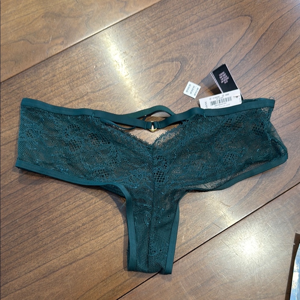 Victoria's Secret Green Lace Cheeky Panties